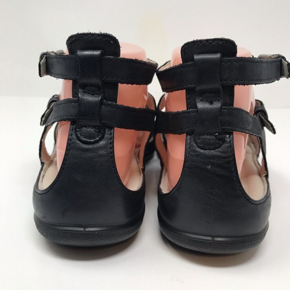 Ecco Black Gladiator Sandals - Picture 8 of 14